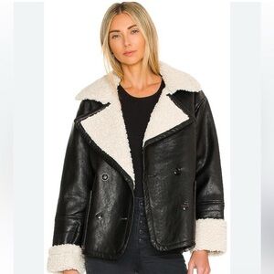 KAJA VEGAN BONDED PEACOAT